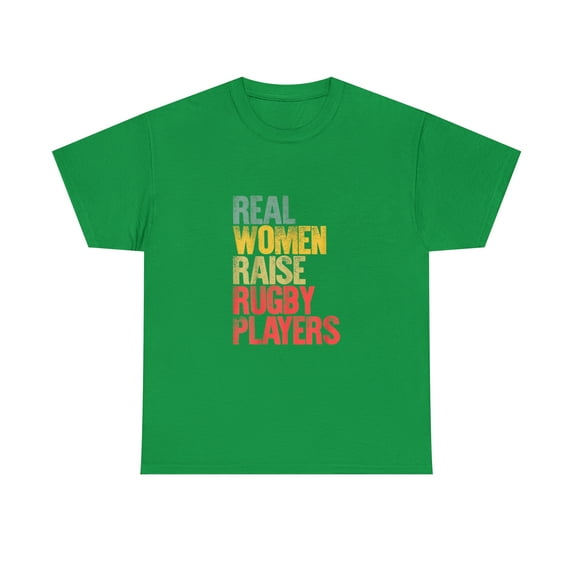 Proud Mom Real Raise Rugby Players Tshirt