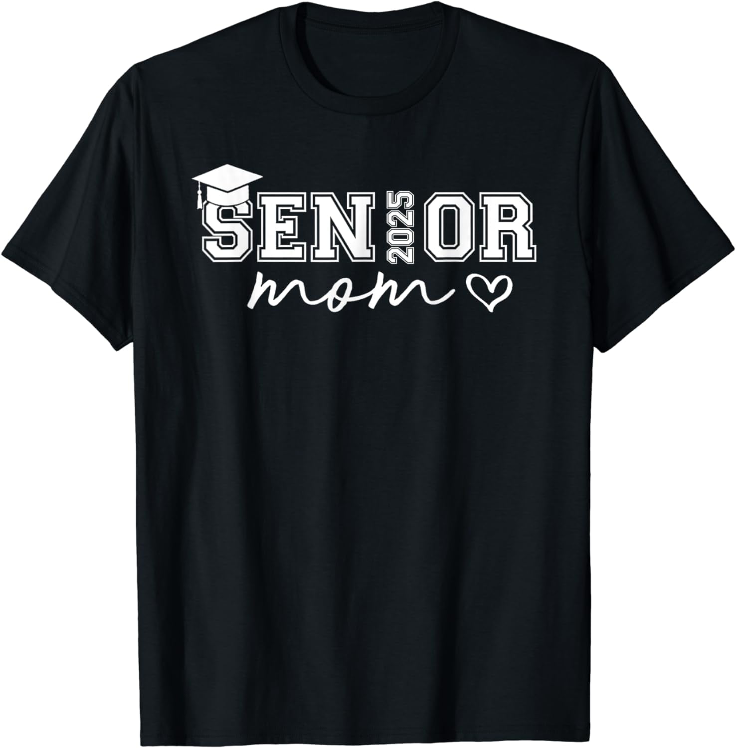 Proud Mom Senior 2025 Cute Heart Class of 2025 Graduate TShirt