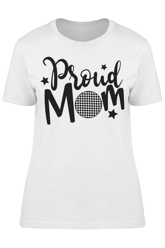 Proud Mom With Golf Ball T-Shirt Women -Image by Shutterstock, Female Large