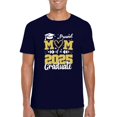 thumbnail image 1 of Proud Mom of 2025 Graduate Sparkle Glitter Lettering Celebration T-Shirt, for men & women, up to size 5XL, 1 of 3