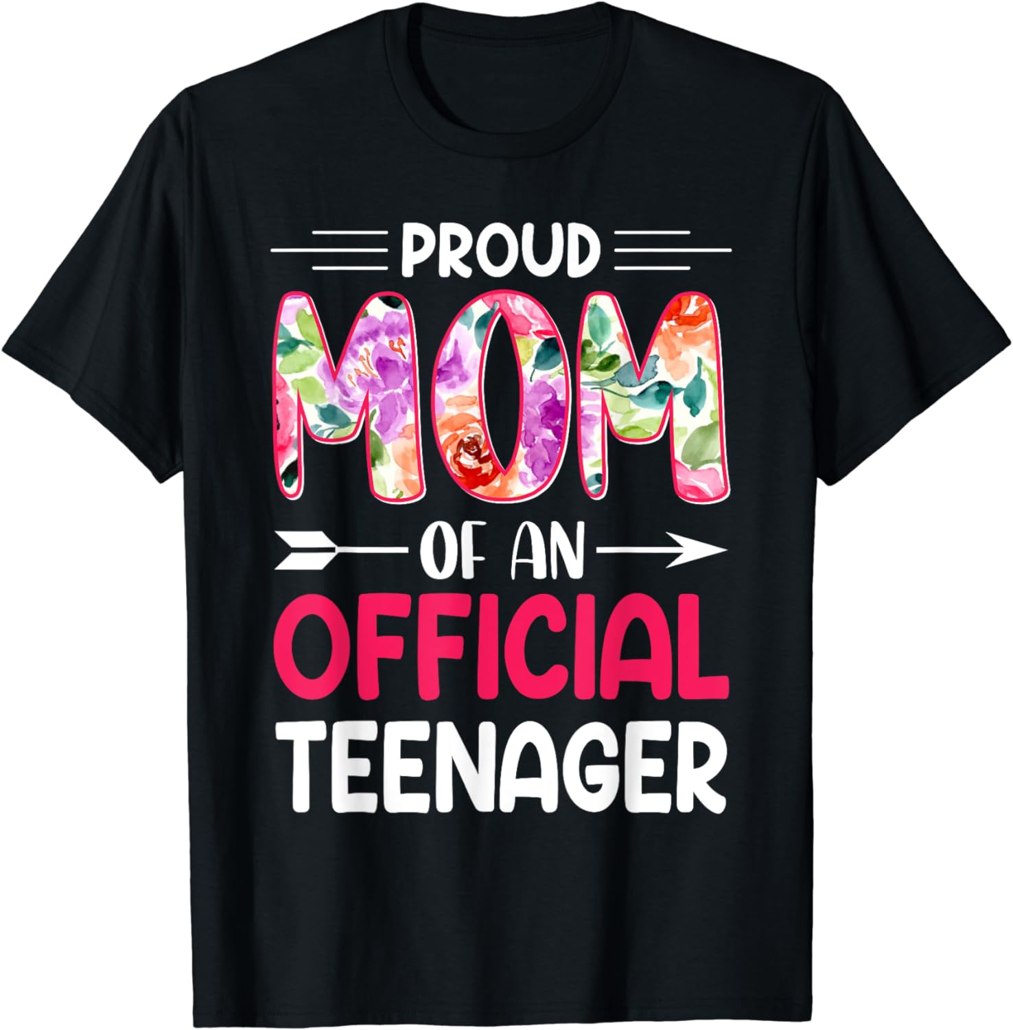Proud Mom of Official Teenager 13th Birthday 13 Years Old T-Shirt