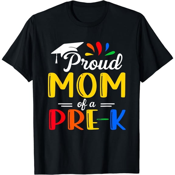 Proud Mom of Pre-K Preschool Family Matching Graduation T-Shirt