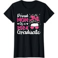 thumbnail image 1 of Proud Mom of a 24 Messy Bun Graduate Class Senior Graduation T-Shirt, 1 of 4