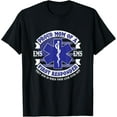 thumbnail image 1 of Proud Mom of a First Responder EMS EMT Mother's Day T-Shirt100% cotton, 1 of 5