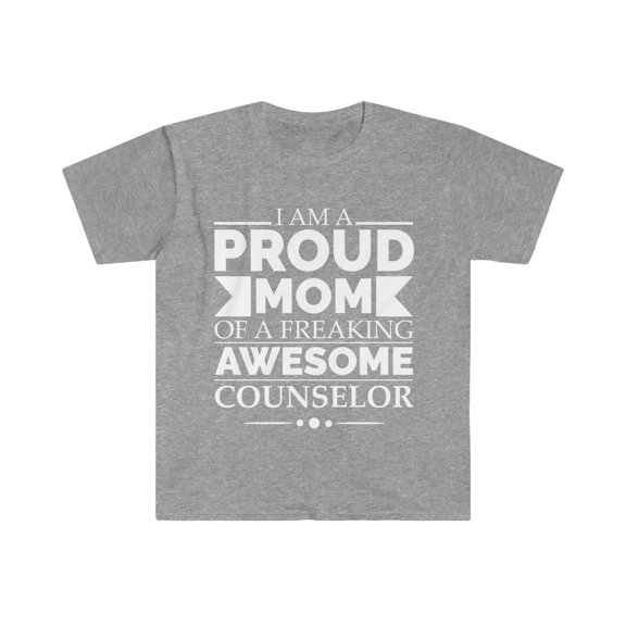 Proud Mom of an awesome Counselor Unisex T-shirt S-3XL Mother's Day