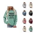 thumbnail image 1 of Proud Mother Of A Few Dumbass Kids Sweatshirts for Women Funny Mother's Day Joke Sweatshirt Pullover Tops, 1 of 5