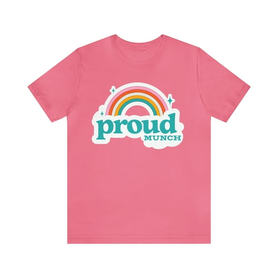 Proud Munch T-Shirt Men Women Pride T-Shirt
