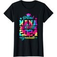 thumbnail image 1 of Proud Nana of a Class of 2024 Graduate Tie Dye Senior 24 T-Shirt, 1 of 3