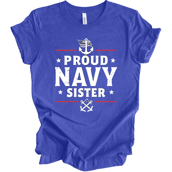 Proud Navy Brother Gift - Patriotic Family Support For Veterans T-Shirt, Vintage T-Shirt - All Sizes S-5Xl, Gategoo