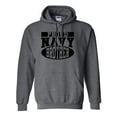 thumbnail image 1 of Proud Navy Brother Hooded Sweatshirt, 1 of 3