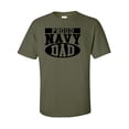 thumbnail image 1 of Proud Navy Dad Short Sleeve T-Shirt, 1 of 4