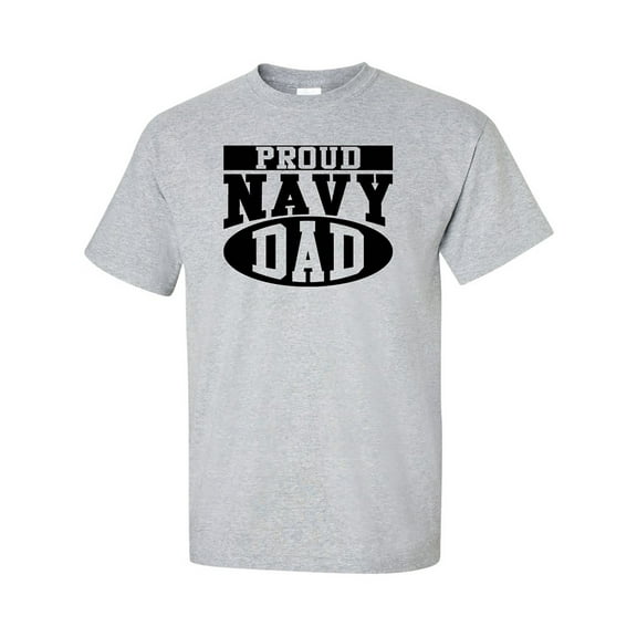 Proud Navy Dad Short Sleeve T-Shirt
