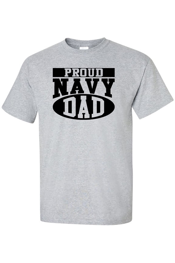 Proud Navy Dad Short Sleeve T-Shirt