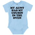 thumbnail image 1 of Proud Nephews Nieces Excepting Auntie Romper Boys or Girls Infant Baby Brisco Brands 12M, 1 of 6