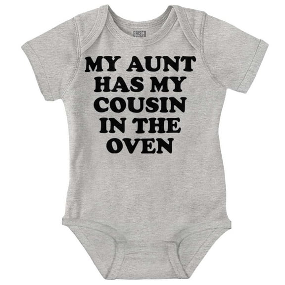 Proud Nephews Nieces Excepting Auntie Romper Boys or Girls Infant Baby Brisco Brands 12M