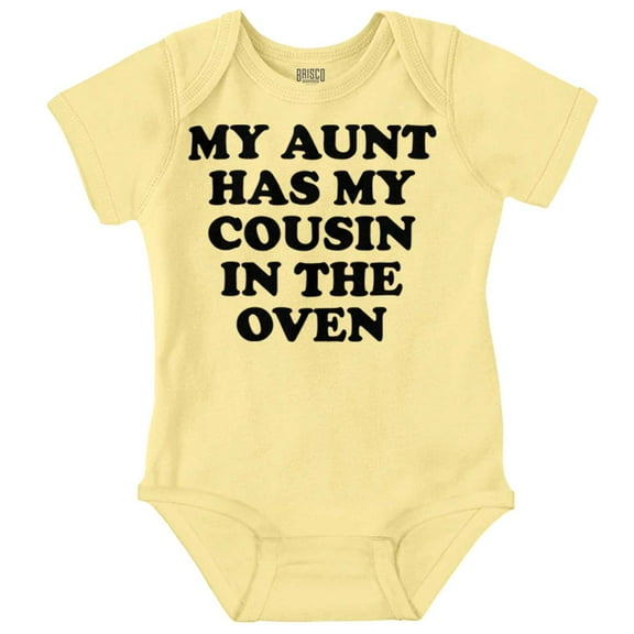 Proud Nephews Nieces Excepting Auntie Romper Boys or Girls Infant Baby Brisco Brands 12M