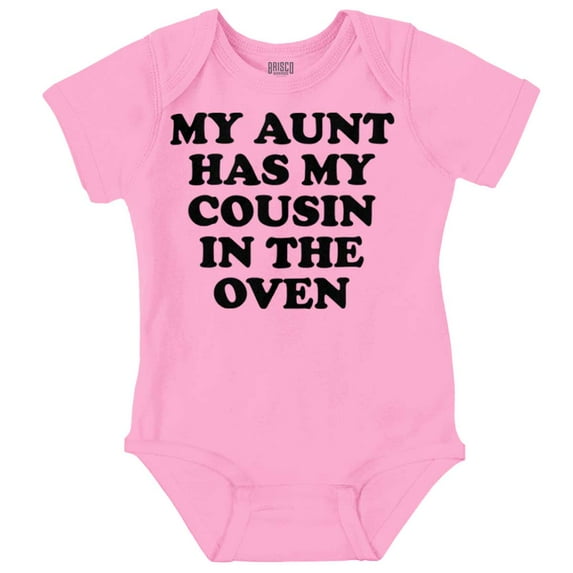 Proud Nephews Nieces Excepting Auntie Romper Boys or Girls Infant Baby Brisco Brands 18M