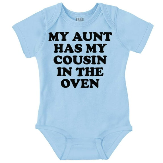 Proud Nephews Nieces Excepting Auntie Romper Boys or Girls Infant Baby Brisco Brands 18M