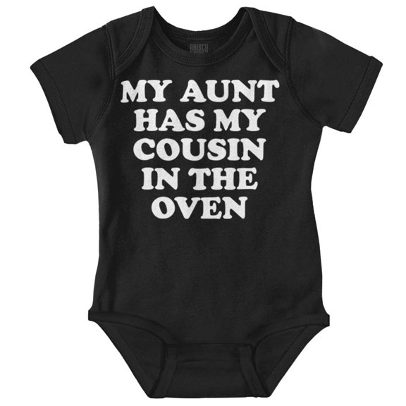 Proud Nephews Nieces Excepting Auntie Romper Boys or Girls Infant Baby Brisco Brands 6M