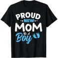 thumbnail image 1 of Proud New Mom It'S A Boy It'S A Boy Mother Son Pregnancy T-Shirt Unisex S-5XL Hot Trending Shirt, Vintage Birthday Gift, 1 of 3