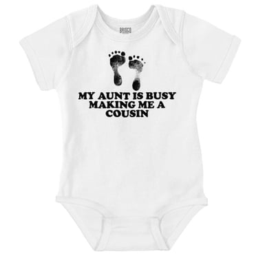 Funny 'Uncle' Baby Romper – Newborn Infant Shower Gift – 100% Cotton One-Piece