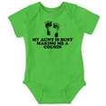 thumbnail image 1 of Proud Niece Nephew Excepting Auntie Romper Boys or Girls Infant Baby Brisco Brands NB, 1 of 6