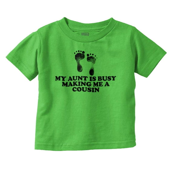 Proud Niece Nephew Excepting Auntie Toddler Boy Girl T Shirt Infant Toddler Brisco Brands 6M