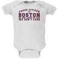 thumbnail image 1 of Proud No One Likes Boston White Soft Baby One Piece - 18-24 months, 1 of 1