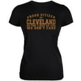 thumbnail image 1 of Proud No One Likes Cleveland Black Juniors Soft T-Shirt - Small, 1 of 1