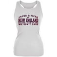 thumbnail image 1 of Proud No One Likes New England White Juniors Soft Tank Top - X-Large, 1 of 1