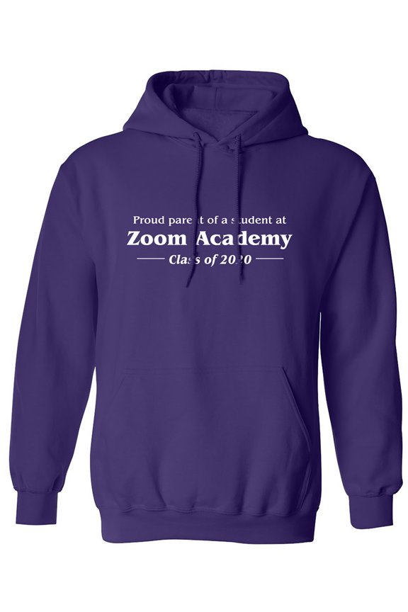 Proud Parent Of A Student At Zoom Adult Hooded Sweatshirt