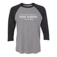 thumbnail image 1 of Proud Parent Of A Student At Zoom Unisex 3/4 Sleeve Baseball Raglan Tee, 1 of 2