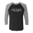 thumbnail image 1 of Proud Parent Of A Student At Zoom Unisex 3/4 Sleeve Baseball Raglan Tee, 1 of 3