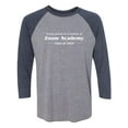 thumbnail image 1 of Proud Parent Of A Student At Zoom Unisex 3/4 Sleeve Baseball Raglan Tee, 1 of 2