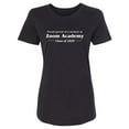 thumbnail image 1 of Proud Parent Of A Student At Zoom Womens crewneck tee, 1 of 2