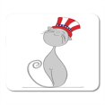 thumbnail image 1 of Proud Patriotic Cat Dressed Up for Independence Day Celebration 4Th Mousepad Mouse Pad Mouse Mat 9x10 inch, 1 of 3