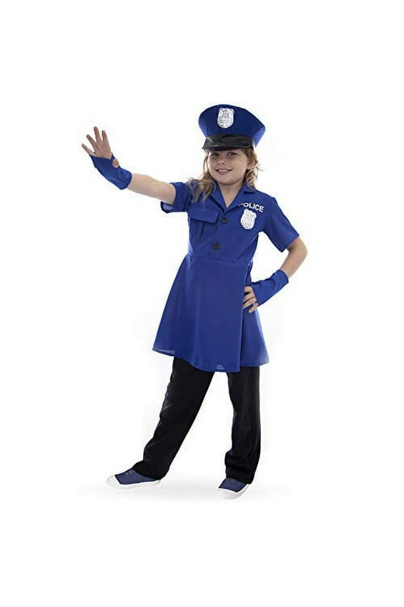 Proud Police Officer Children's Halloween Costume - Cop Uniform Gear (X-Large)