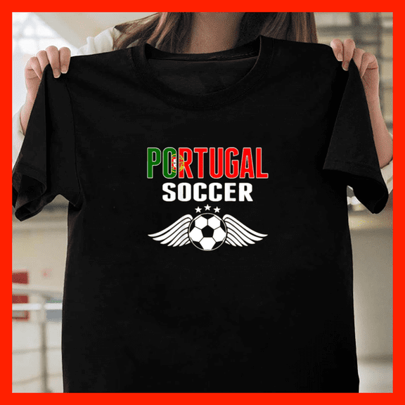 Proud Portugal Soccer Fans Jersey Portuguese Footb H8185, for Unisex - Up to 5XL Available