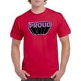 thumbnail image 1 of Proud Purple Banner T-Shirt Men -Smartprints Designs, Male Large, 1 of 4