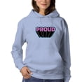 thumbnail image 1 of Proud Purple Glitter Banner Hoodie Women -Smartprints Designs, Female 3X-Large, 1 of 4