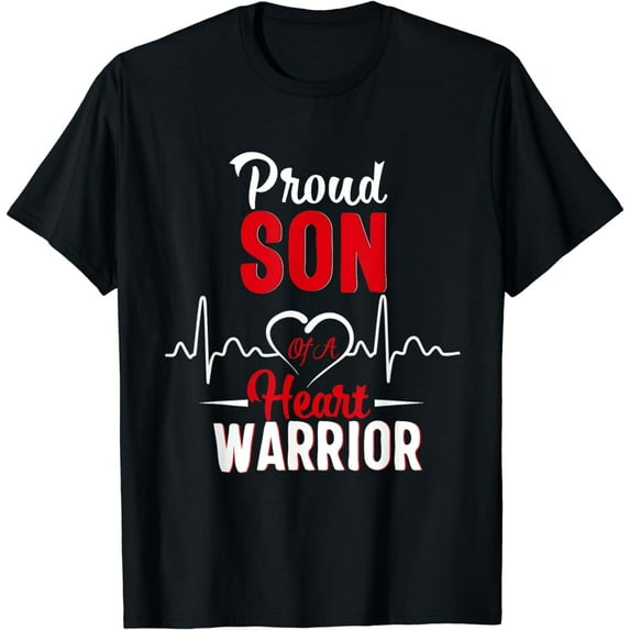 Proud SON of a Heart Warrior CHD Awareness shirt gift T-Shirt