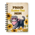 thumbnail image 1 of Proud Scottish Fold Mom Happy Mother's Day with Love Spiral Bound Journal Cat Lover Kitten Owner Gifts 5x7in Spiral Notebook - 02003, 1 of 5