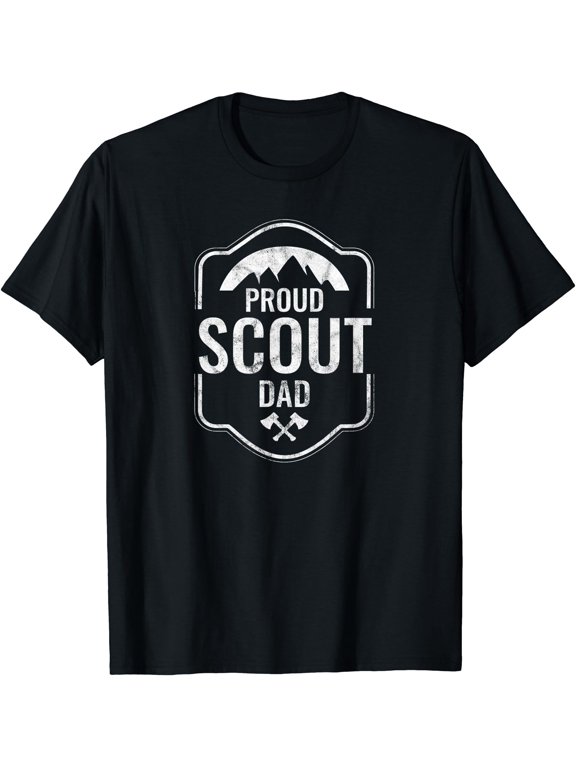 Proud Scout Dad Scouting Father Camping Daddy T-Shirt