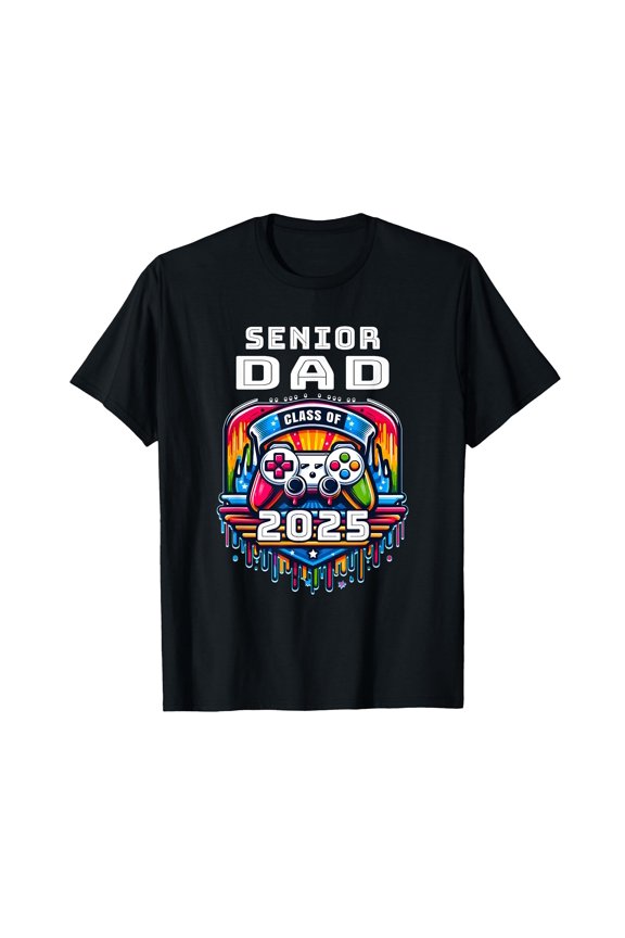 Proud Senior Dad Shirt Class of 2025 Decorations 2025 T-Shirt