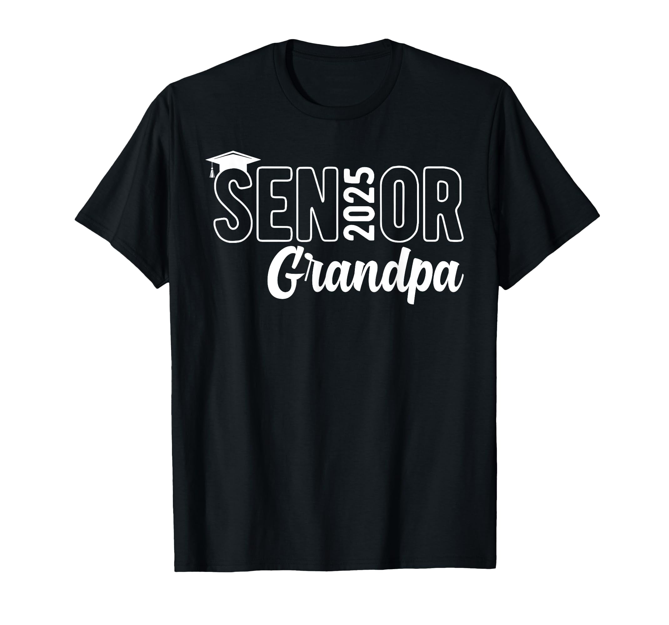 Proud Senior Grandpa 2025 Class Of 2025 Father's Day TShirt