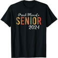 thumbnail image 1 of Proud Senior Mom 2024 Senior 2024 Mama Class Of 2024 Mother T-Shirt Black Large, 1 of 4