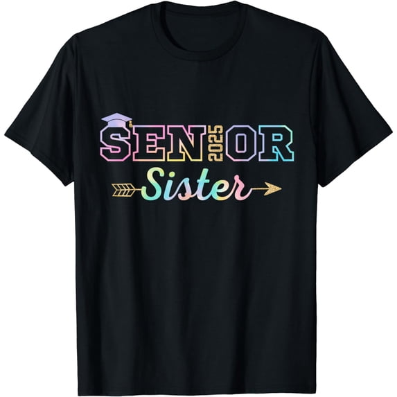Proud Senior Sister 2025 Senior 2025 Sister Class Of 2025 T-Shirt