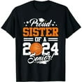 thumbnail image 1 of Proud Sister Of A 2024 Senior Graduate Basketball T-Shirt, 1 of 5