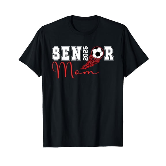 Proud Soccer Senior Mom 2025 Soccer Player Senior Mama T-Shirt