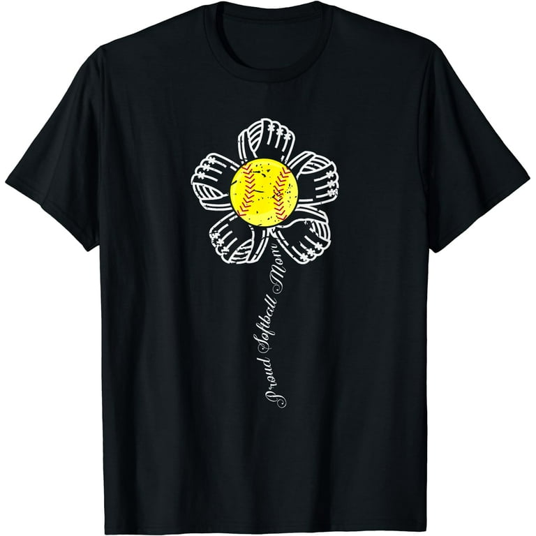 Womens Proud Baseball Mom Flower Mother Day Shirt Womens Proud Baseball Mom Flower Mother Day Shirt